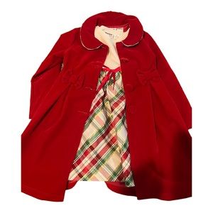 Girl’s Holiday Coordinating Dress and Coat